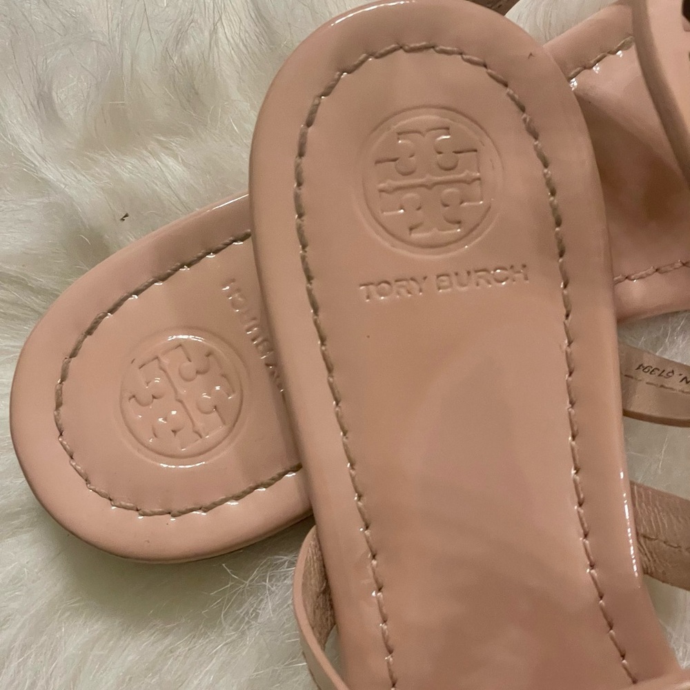 Tory Burch Miller Sandals In Shell Color - Picture 3 of 5